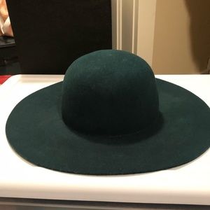 Green floppy hat